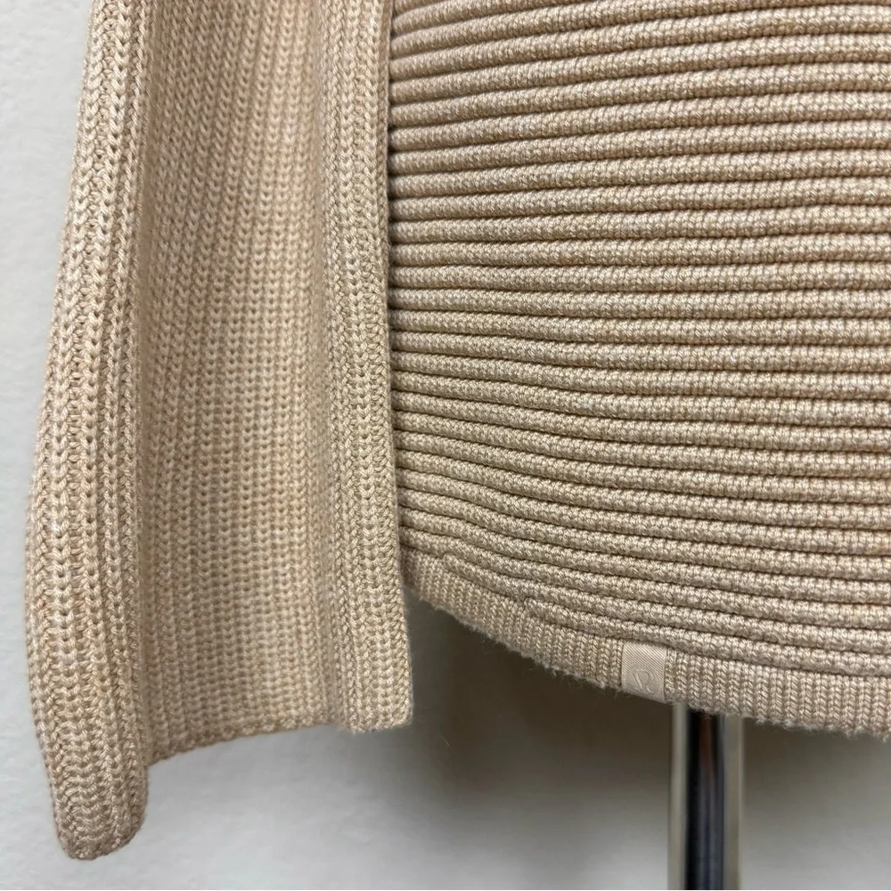 Lululemon Total Ellipse Sweater in Heathered Ivory Peach